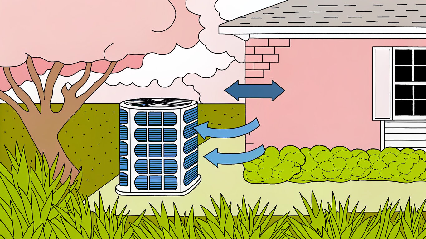 Illustration demonstrating Coefficient of Performance (COP), showing one unit of input energy resulting in multiple units of output heat.