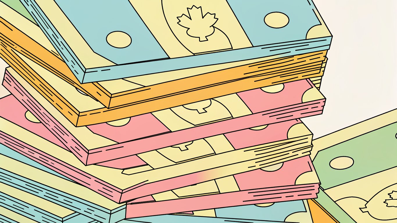 Illustration of multiple rebate coupons stacked high, symbolizing combined savings.