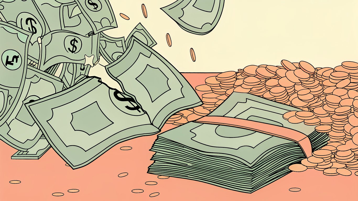 Illustration of a broken warranty seal and scattered money, representing neglected maintenance and financial loss.