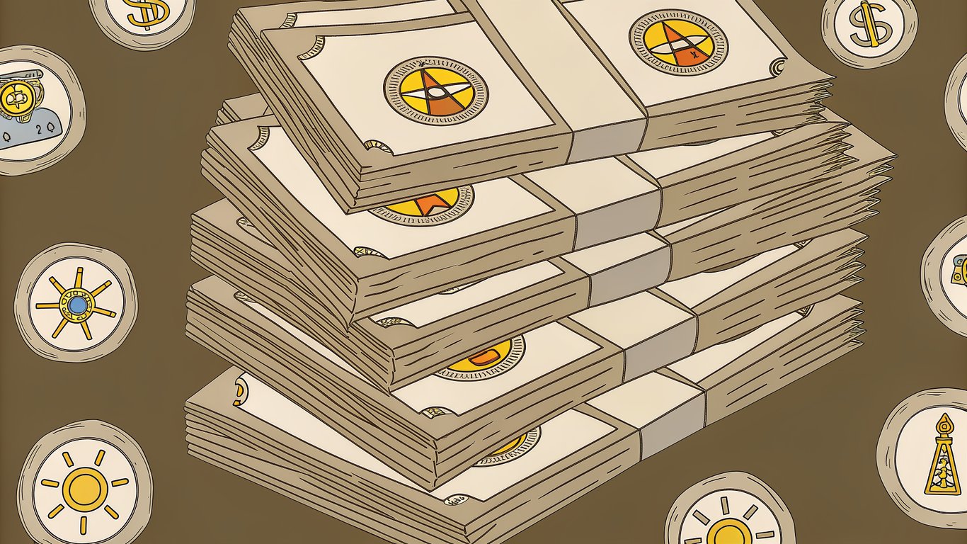 Illustration of money savings and government subsidies for heat pump installation.